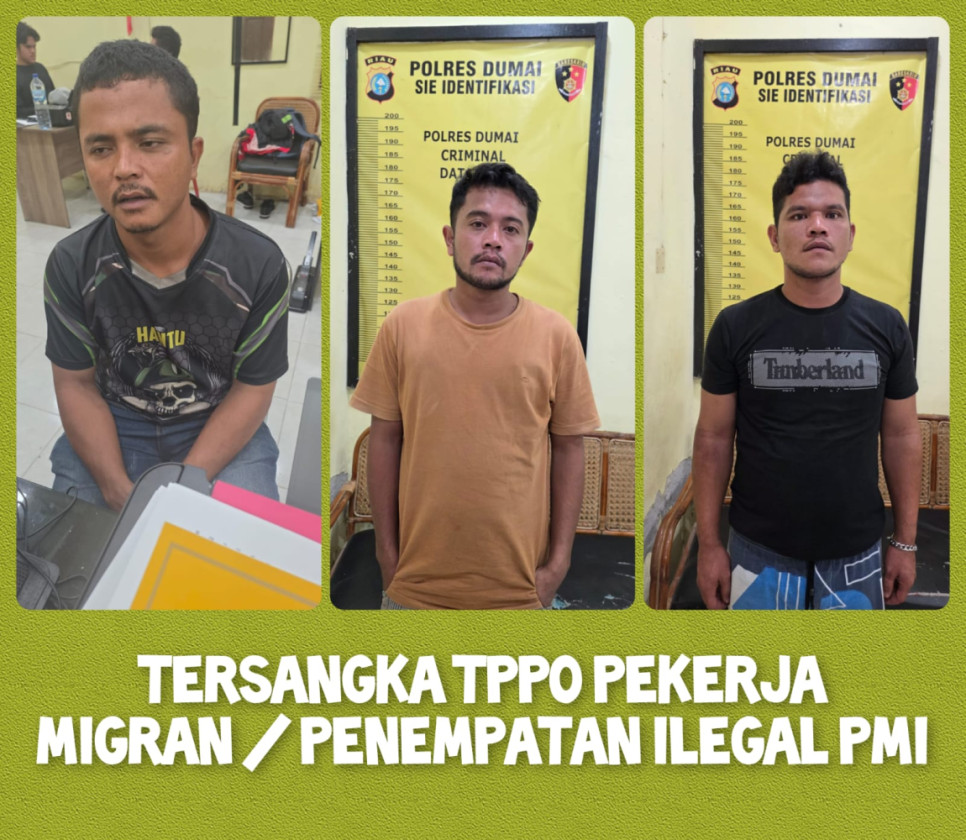 KemenP2MI dan Polres Dumai Gagalkan Pengiriman 26 CPMI Ilegal ke Malaysia
