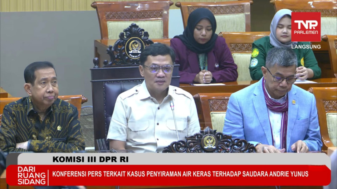 Komisi III: Penyiraman Air Keras Andrie Yunus Bentuk Perlawanan Terhadap Pemerintah