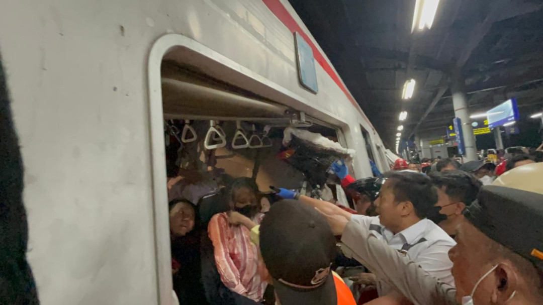 15 Korban Selamat Tabrakan Kereta Bekasi Sudah Kembali ke Rumah