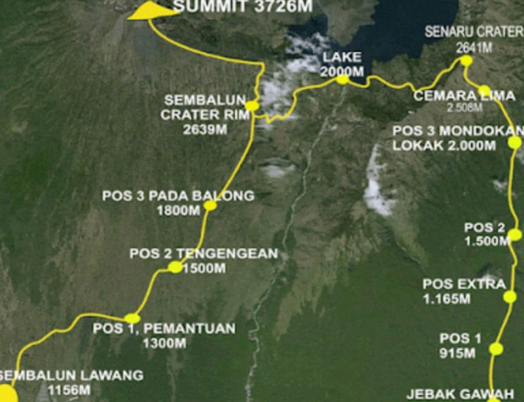 Gunung Rinjani Ditutup! Lokasi Kecelakaan Turis Disegel