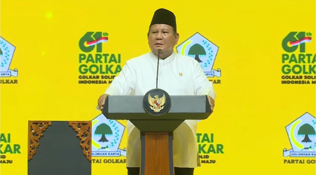 Presiden Prabowo Kenang Kebersamaan dengan Partai Golkar