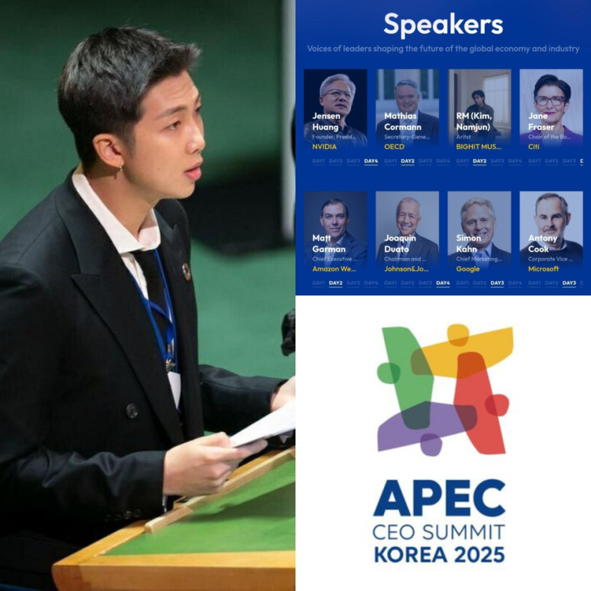 RM BTS Catat Sejarah, Jadi Pembicara Pertama  di KTT APEC