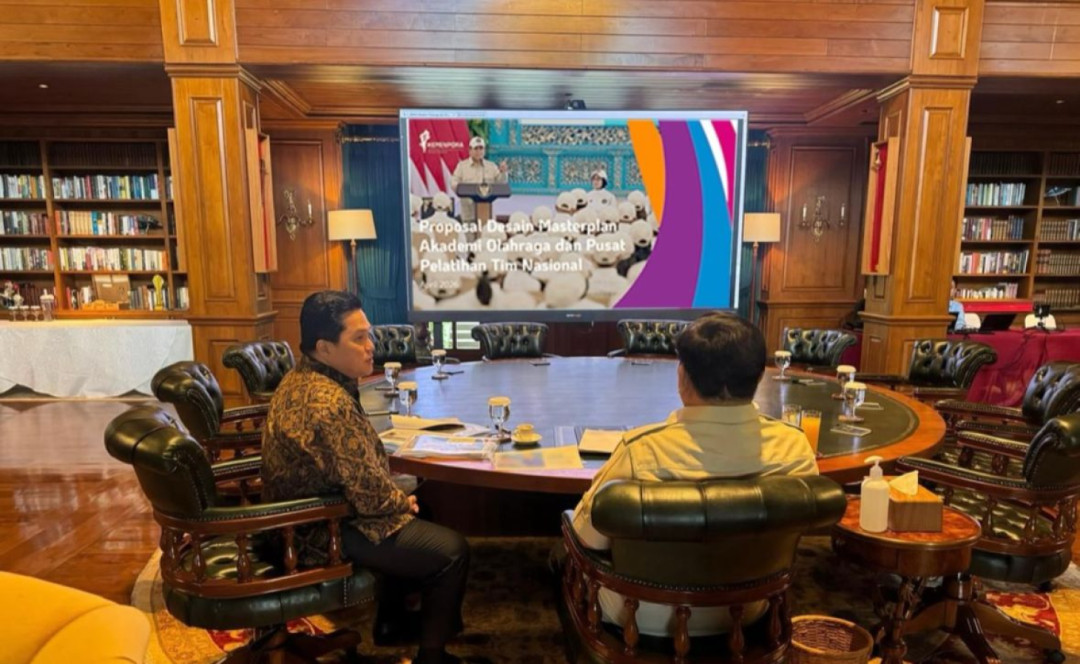 Presiden Prabowo Terima Erick Thohir Bahas Pembangunan Akademi Olahraga Nasional