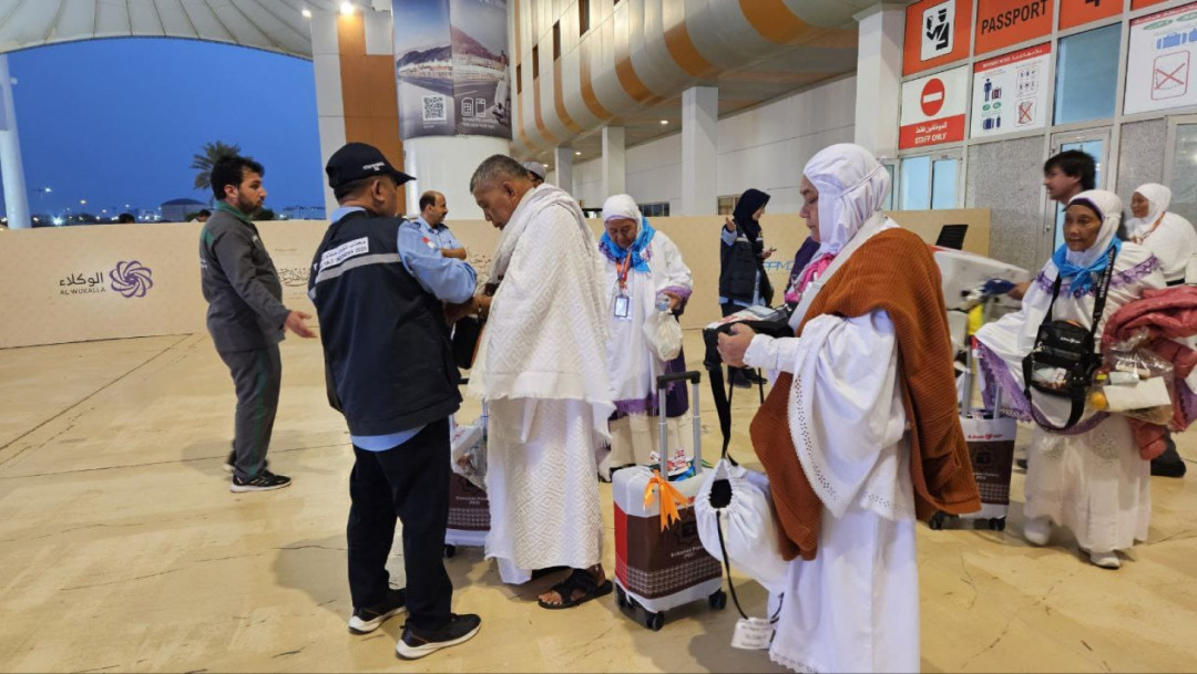 Jamaah Haji Indonesia Gelombang Kedua Mulai Tiba di Makkah