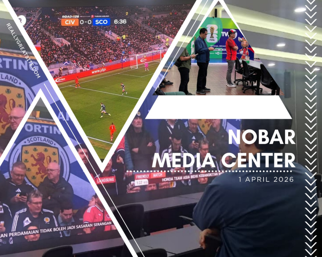 TVRI Matangkan Persiapan Siaran Piala Dunia 2026 Lewat Simulasi Nobar di Media Center