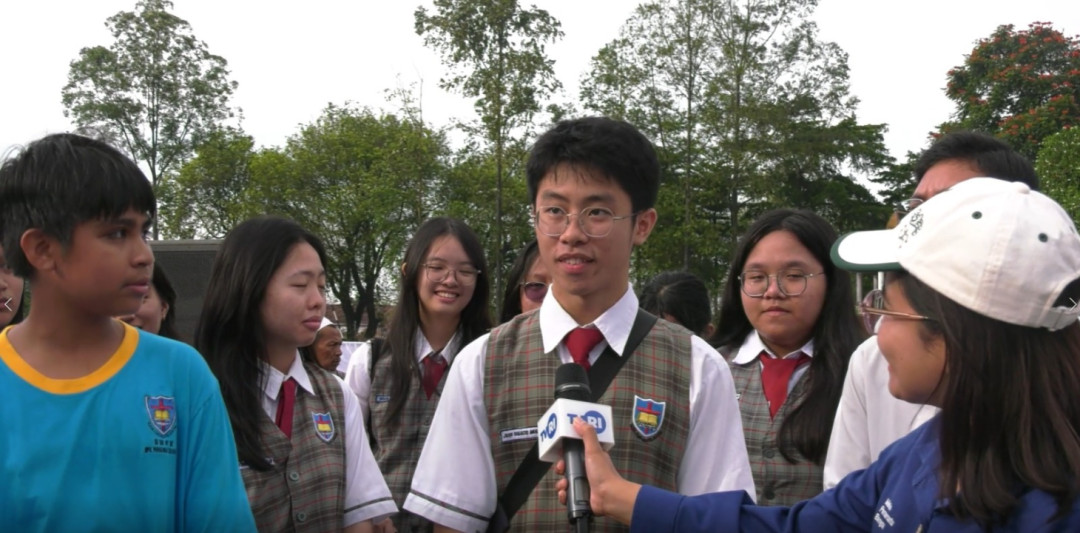 Siswa BPK Penabur dan GKI Kota Serang Aksi Sosial Saat Salat Id