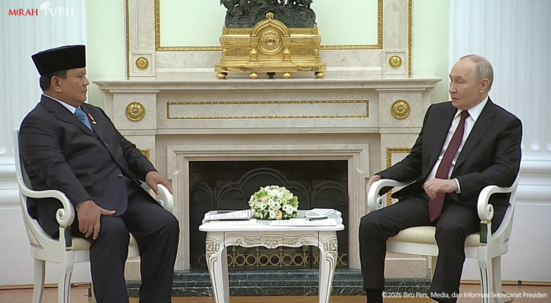 Temui Presiden Putin di Moskow, Presiden Prabowo Perkuat Hubungan Bilateral RI-Rusia