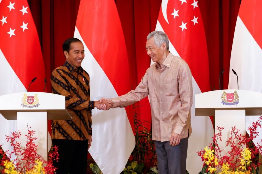 Presiden Jokowi Lakukan Kunjungan Kerja Ke Singapura Bertemu Dengan PM Lee Hsien Loong