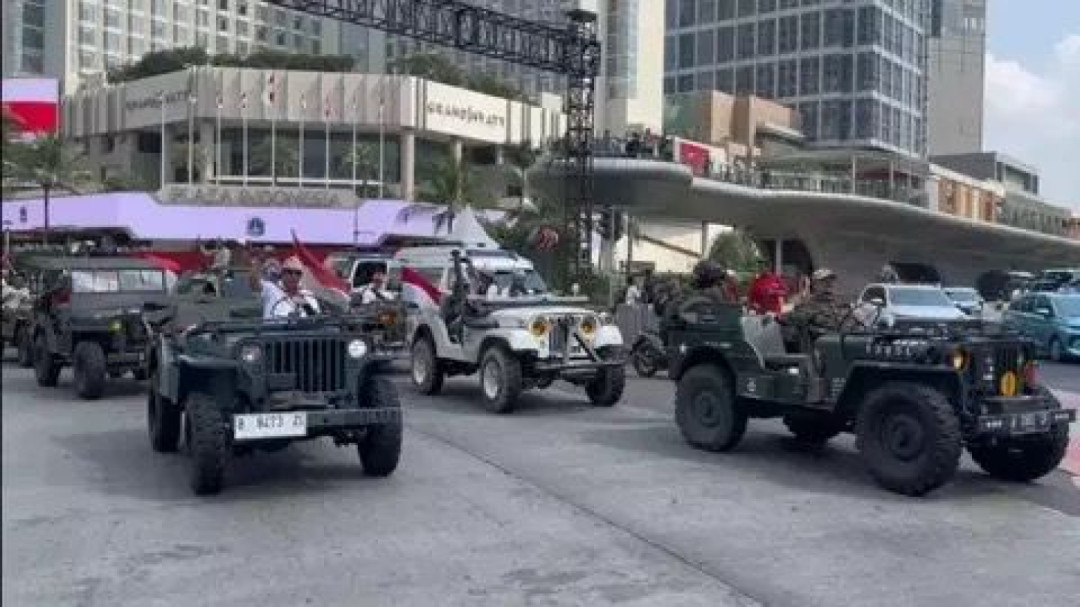 Momen Unik Warnai Peringatan HUT ke-80 RI di Bundaran HI