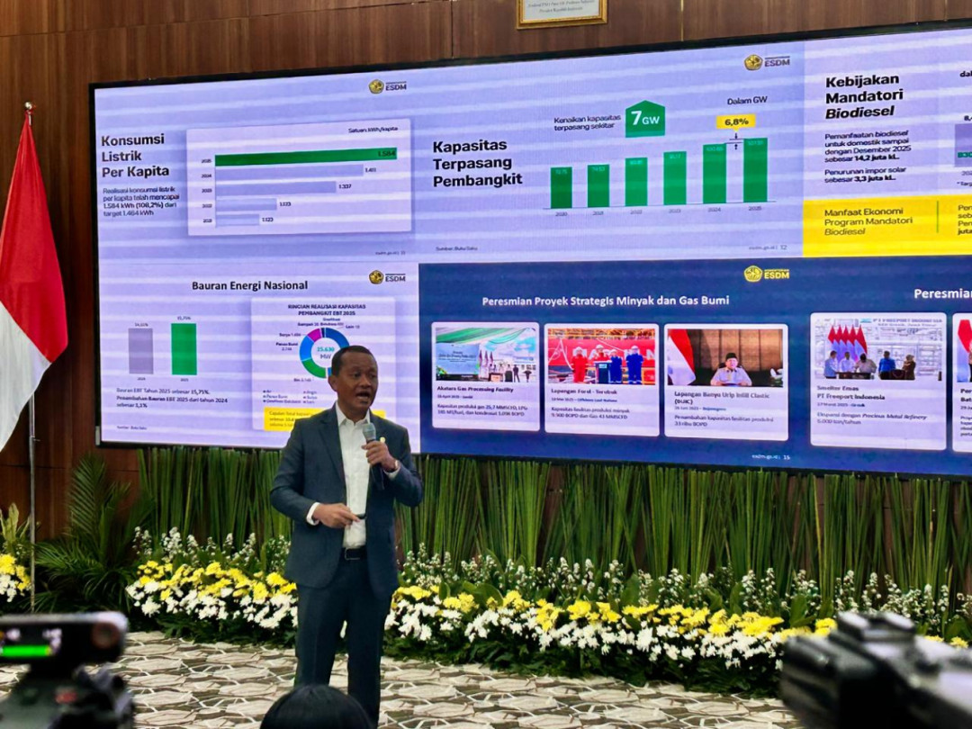 Lifting Minyak Bumi 2025 Lampaui Target APBN, Bahlil Sebut Rekor Sejak 10 Tahun Terakhir