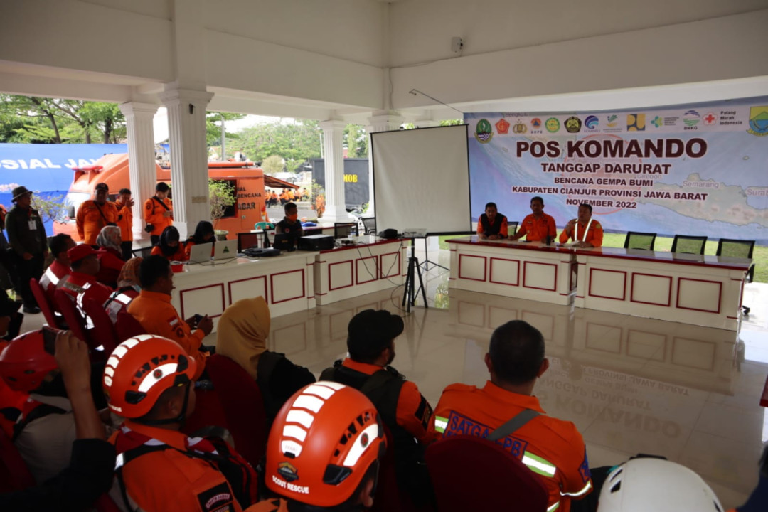 Bupati Cianjur Tetapkan Status Tanggap Darurat Gempa 