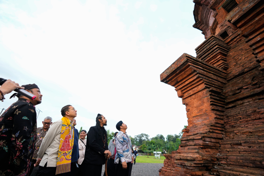 Menbud Fadli Zon Dorong Candi Jabung Jadi Ekosistem Budaya Berkelanjutan