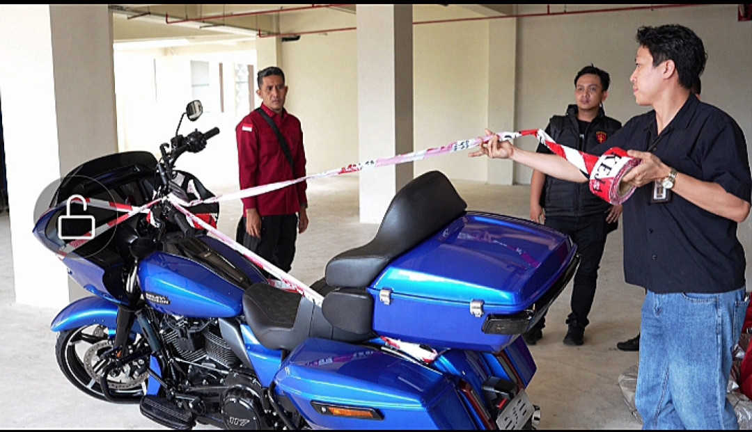 Motor Mewah Disita di Mess ASN KSOP Palembang