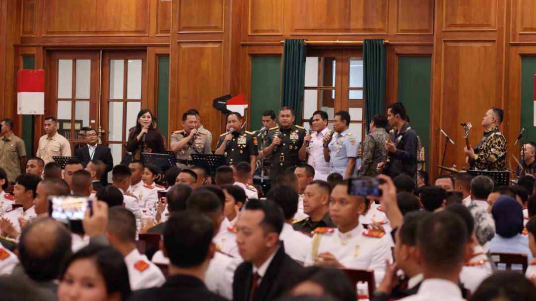 Duet Panglima TNI dan Kapolri Guncang Jamuan Malam Unhan RI