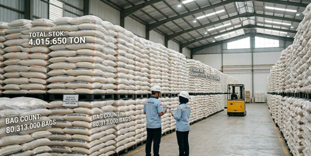 Ketahanan Pangan: Cadangan Beras Capai Rekor