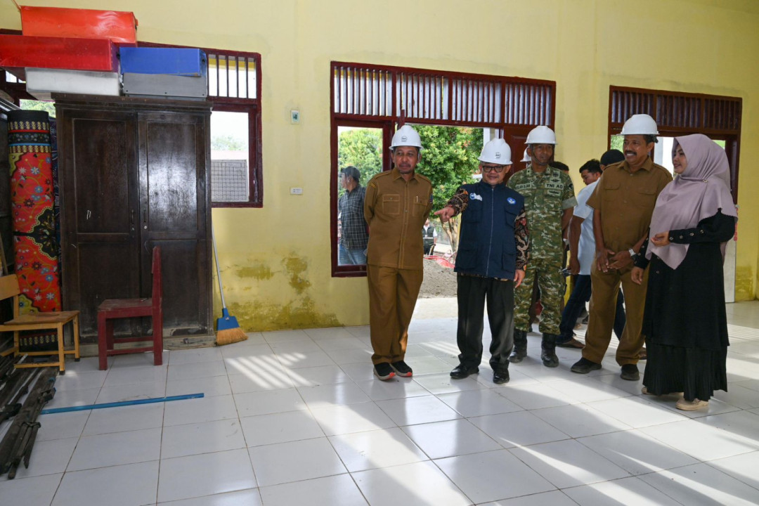Mendikdasmen Tinjau Revitalisasi Sekolah Terdampak Bencana di Pidie Jaya Aceh