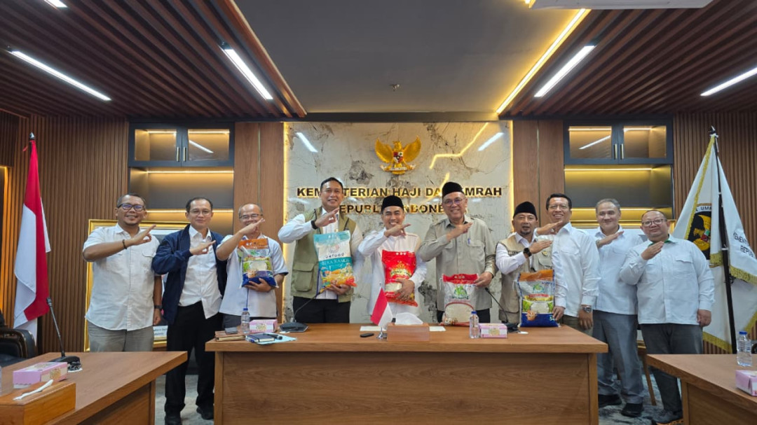 Kemenhaj Dorong Penggunaan Beras Lokal untuk Konsumsi Jemaah Haji