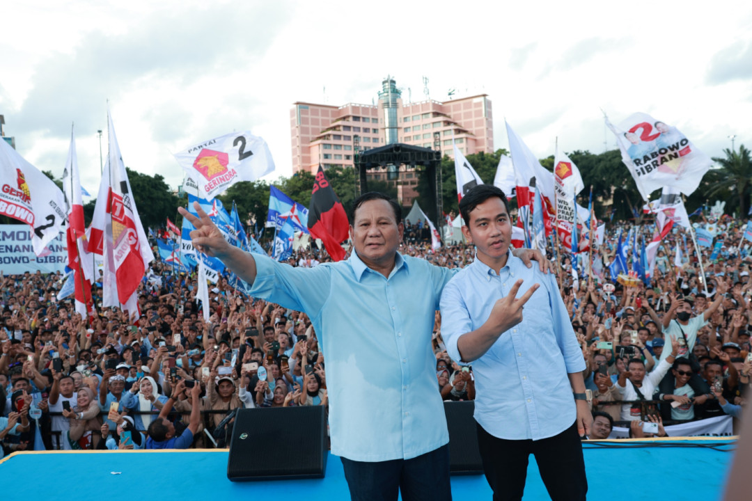 Prabowo-Gibran Ungguli Perolehan Suara di Sulawesi Tengah