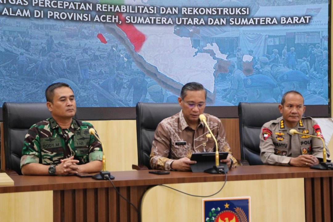 Pengungsi Pascabencana di Aceh, Sumut, dan Sumbar Terus Menurun