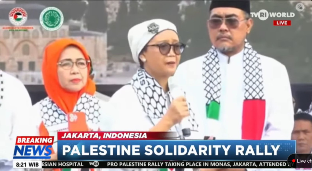 Menlu Retno Bacakan Puisi Untuk Palestina: Setiap Tangan Tertulis Nama, Mereka Tidak Ingin Mati Tanpa Penanda