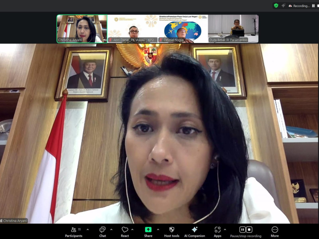 Indonesia Bidik Peluang Penempatan Pekerja Migran di Suriname dan Guyana