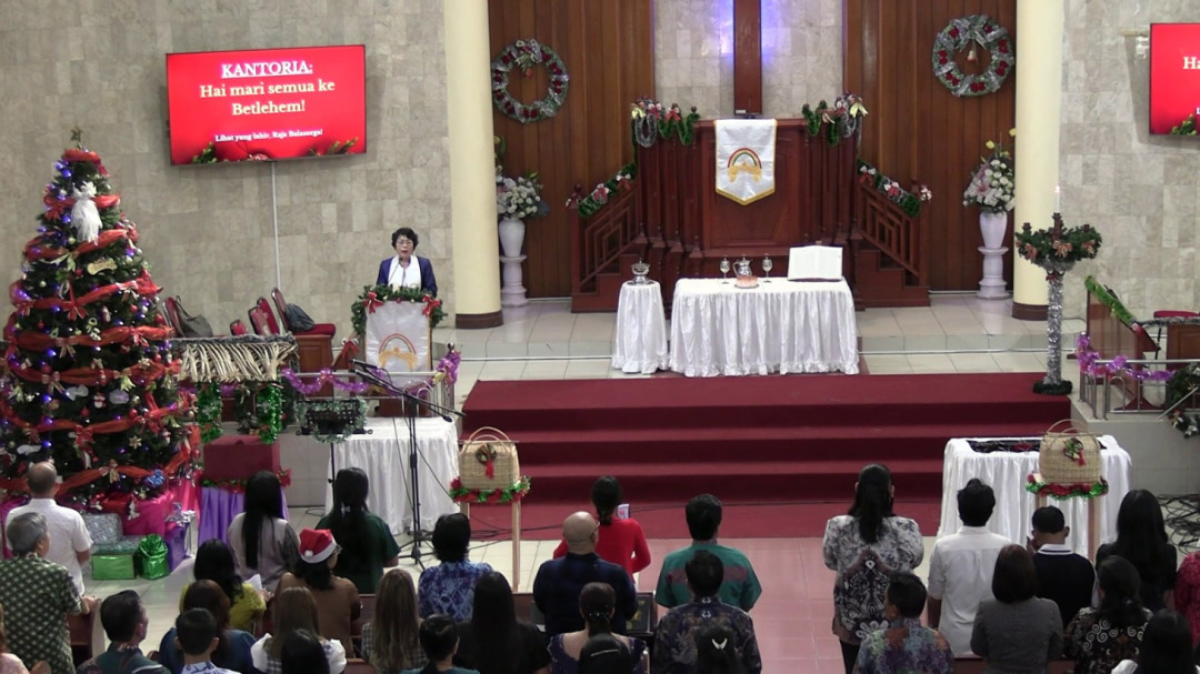 GPIB Maranata Banjarmasin Rayakan Natal dalam Kesederhanaan dan Solidaritas