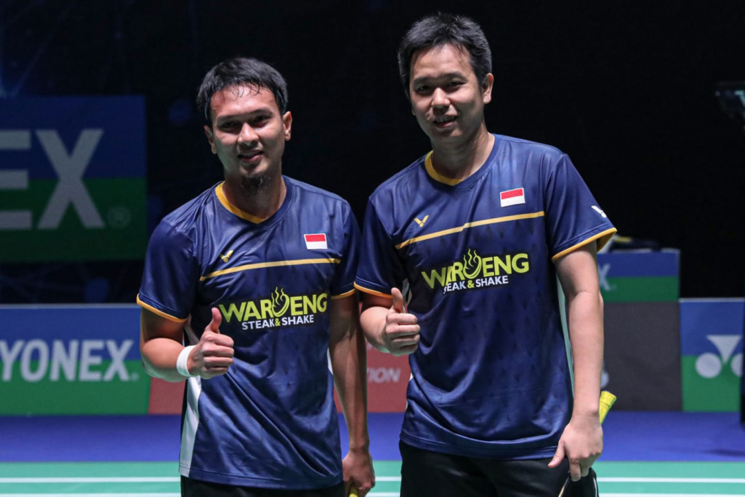 All England 2023, Ahsan/Hendra Singkirkan Pram/Yere