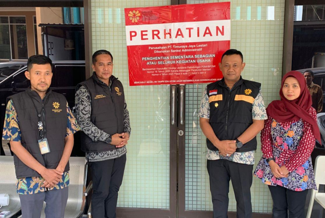 KP2MI Hentikan Sementara Kegiatan 4 P3MI, Langgar Aturan Penempatan PMI