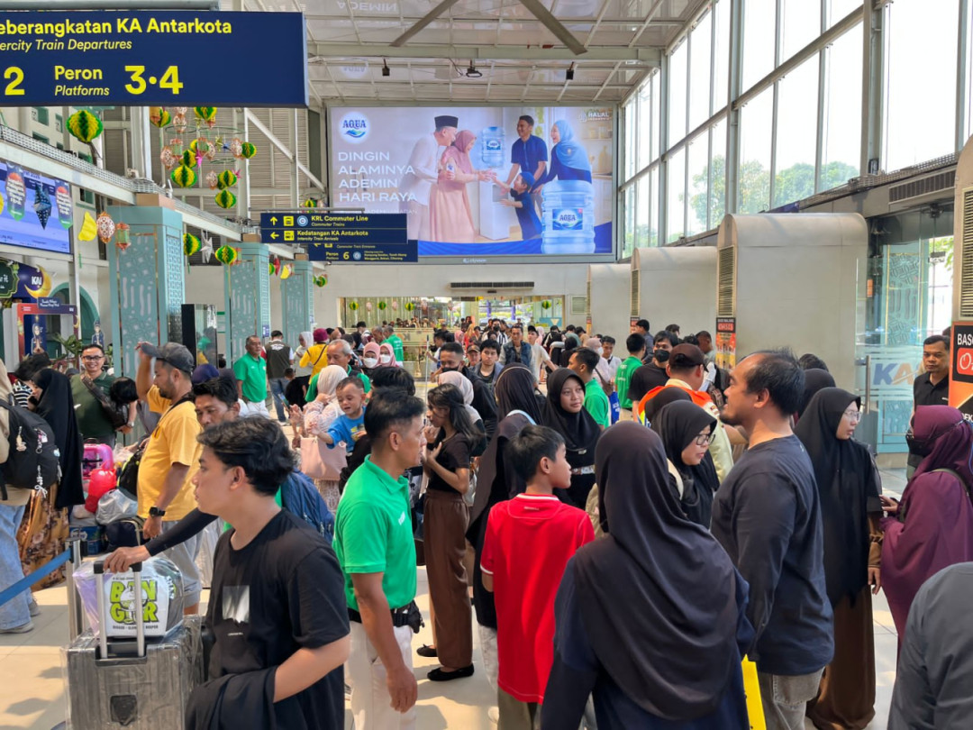 Lebaran 2026: Penumpang KA Daop 1 Jakarta Naik 4 Persen