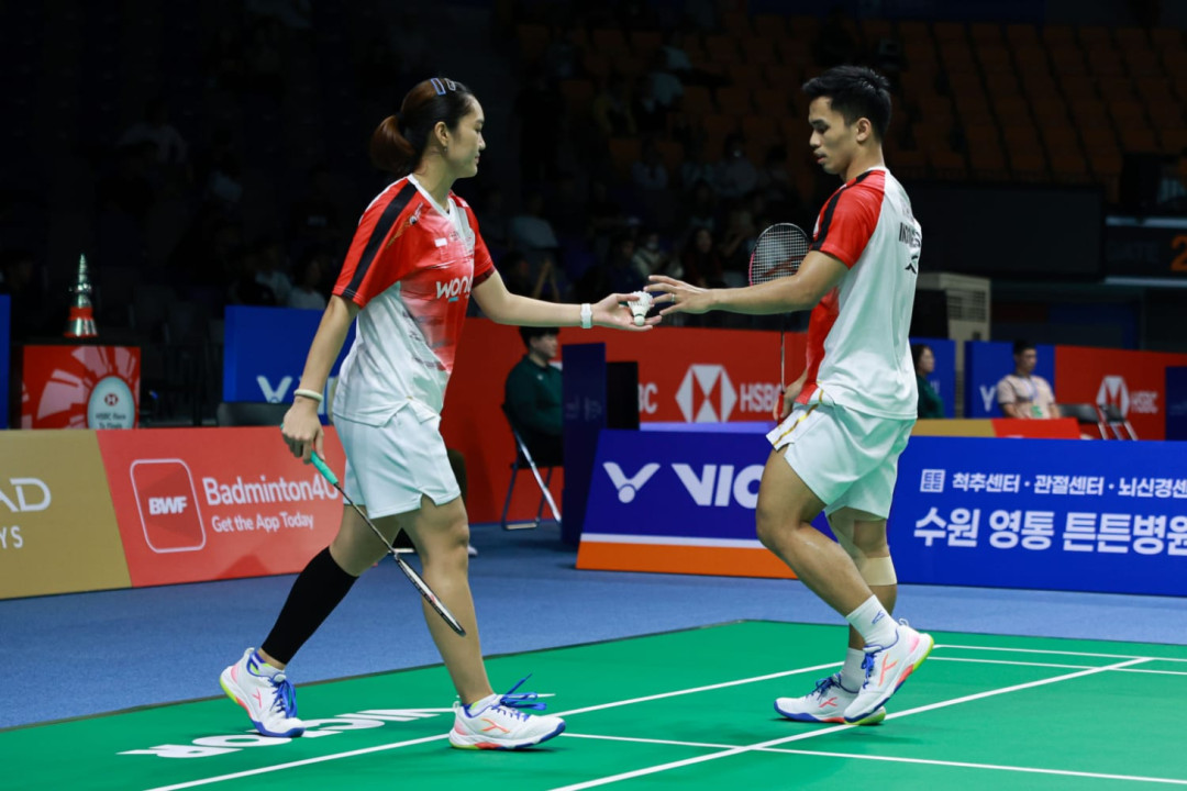 Korea Open 2025: Amri/Nita Menang Mudah, Tantang Midorikawa/Saito di Babak 16 Besar