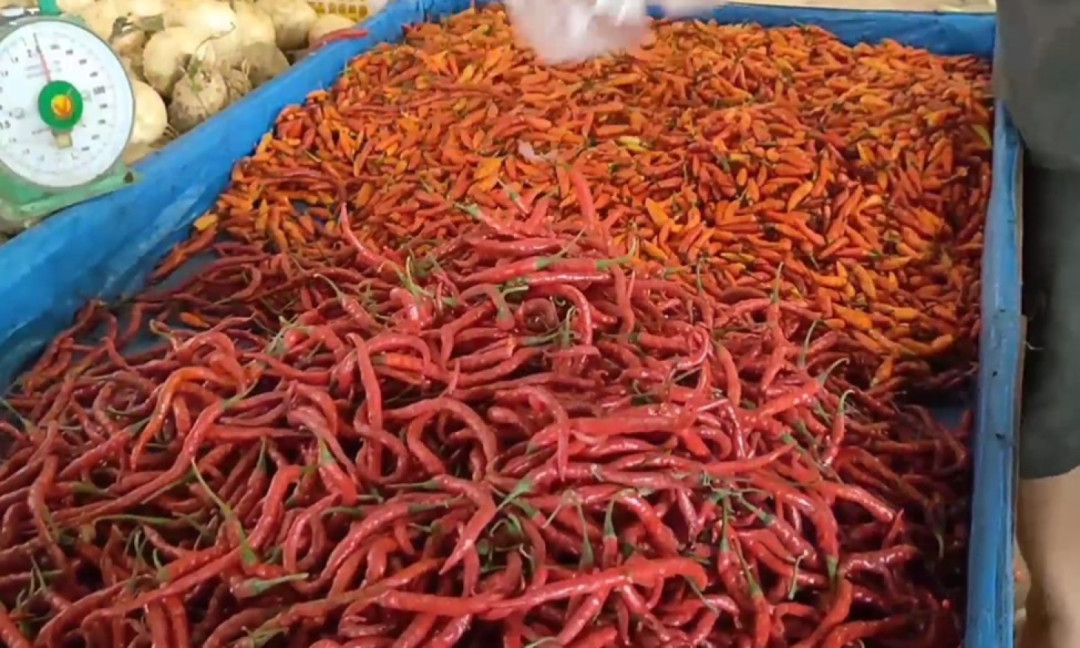Harga Cabai Rawit Merah Melonjak di Pasar Tradisional Blora, Capai Rp80.000 per Kilogram