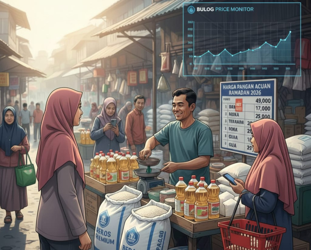 Bulog Perketat Pengawasan Harga Pangan Jelang Ramadan