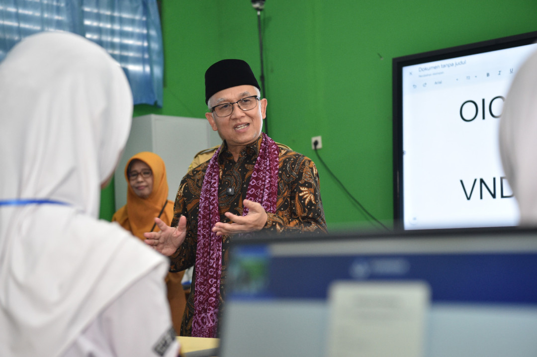 Wanendikdasmen: Pelaksanaan TKA di Serang Terkendali dan Sesuai Prosedur