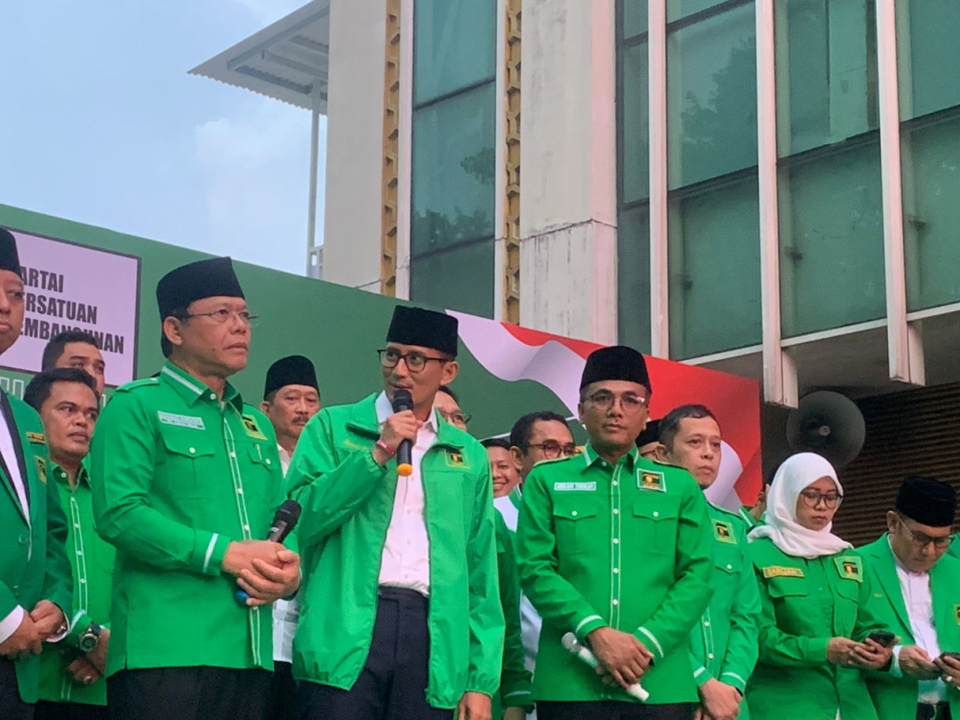 Sandiaga Uno Resmi Menjadi Kader PPP, Segera Tentukan Tugas saat Rapimnas