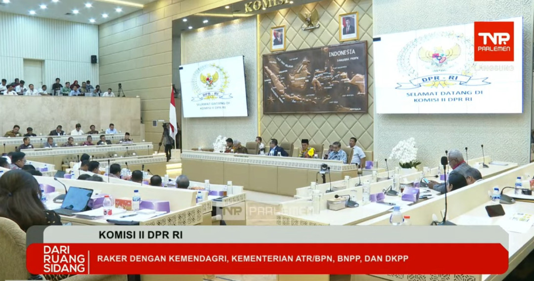 Komisi II DPR Batalkan Seluruh Kunjungan Ke Luar Negeri
