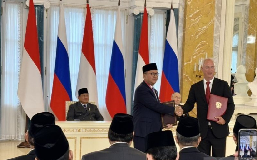 Indonesia-Rusia Sepakat Bangun Kemitraan Strategis, Teken 4 MoU Bernilai Miliaran Euro