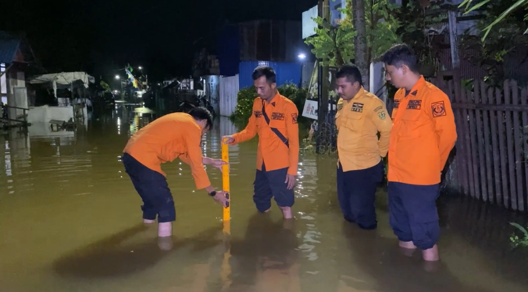 Banjir Rob Kembali Rendam Kawasan Pesisir Banjarmasin