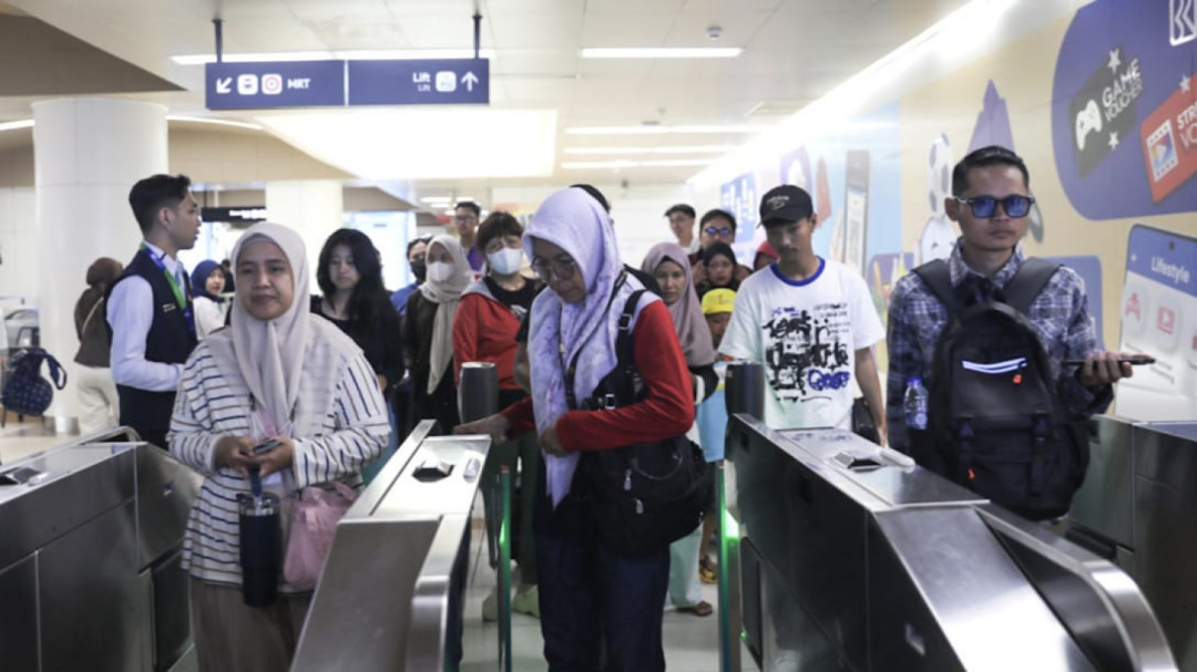 Pergantian Tahun Baru 2026, Penumpang MRT Jakarta Tembus 326 Ribu