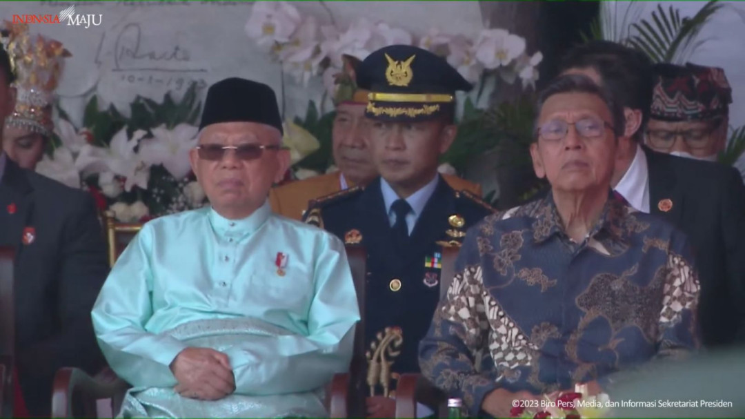 Upacara Hari Lahir Pancasila, Wapres Ma’ruf Amin Kenakan Pakaian Adat Melayu