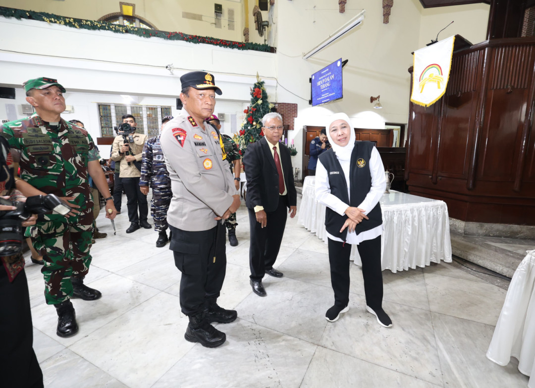 Kapolda Jatim dan Forkopimda Pastikan Keamanan Ibadah Natal