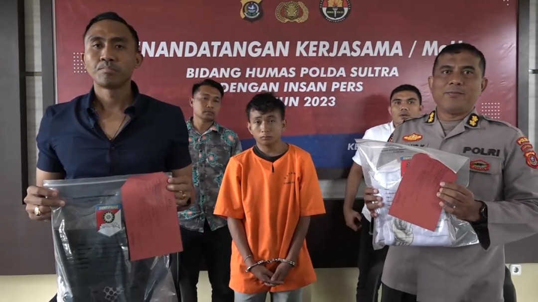 Pelaku Penikaman 2 Anggota Polri Kendari Ditangkap