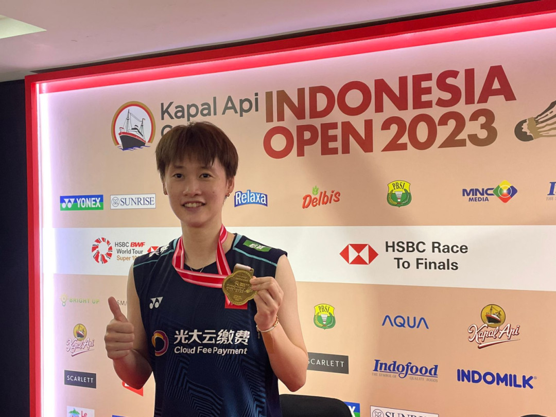 Juara Indonesia Open 2023, Momen Kebangkitan Chen Yu Fei