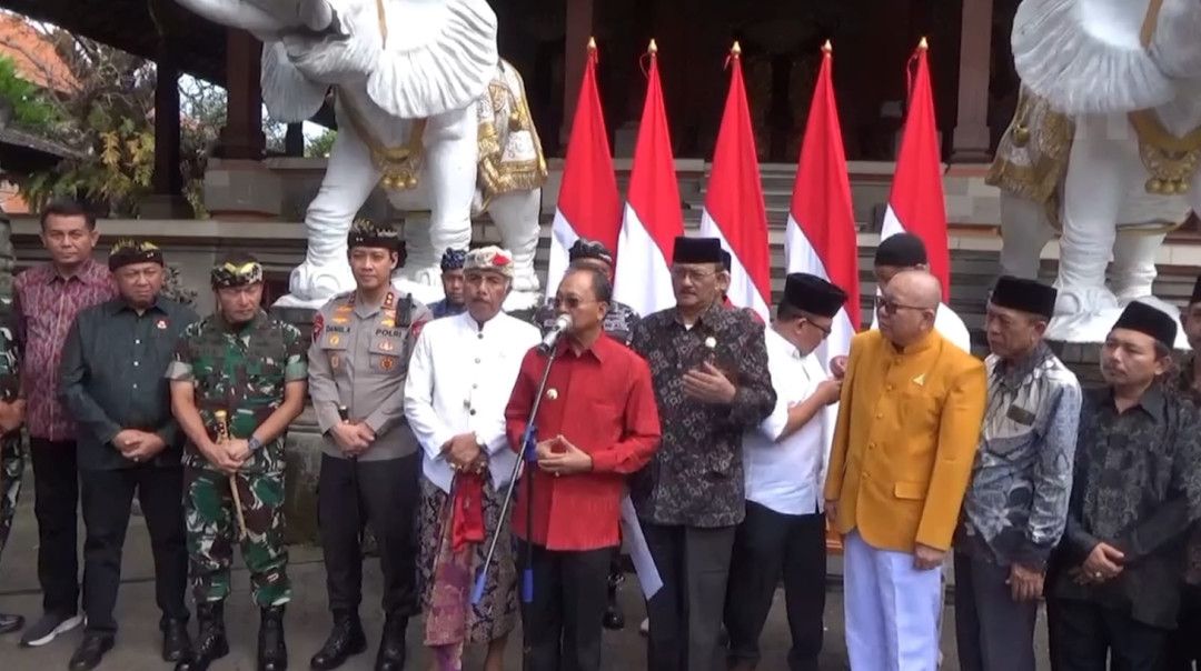 Gubernur Bali dan FKUB Bali Serukan Tolak Aksi Massa Anarkis