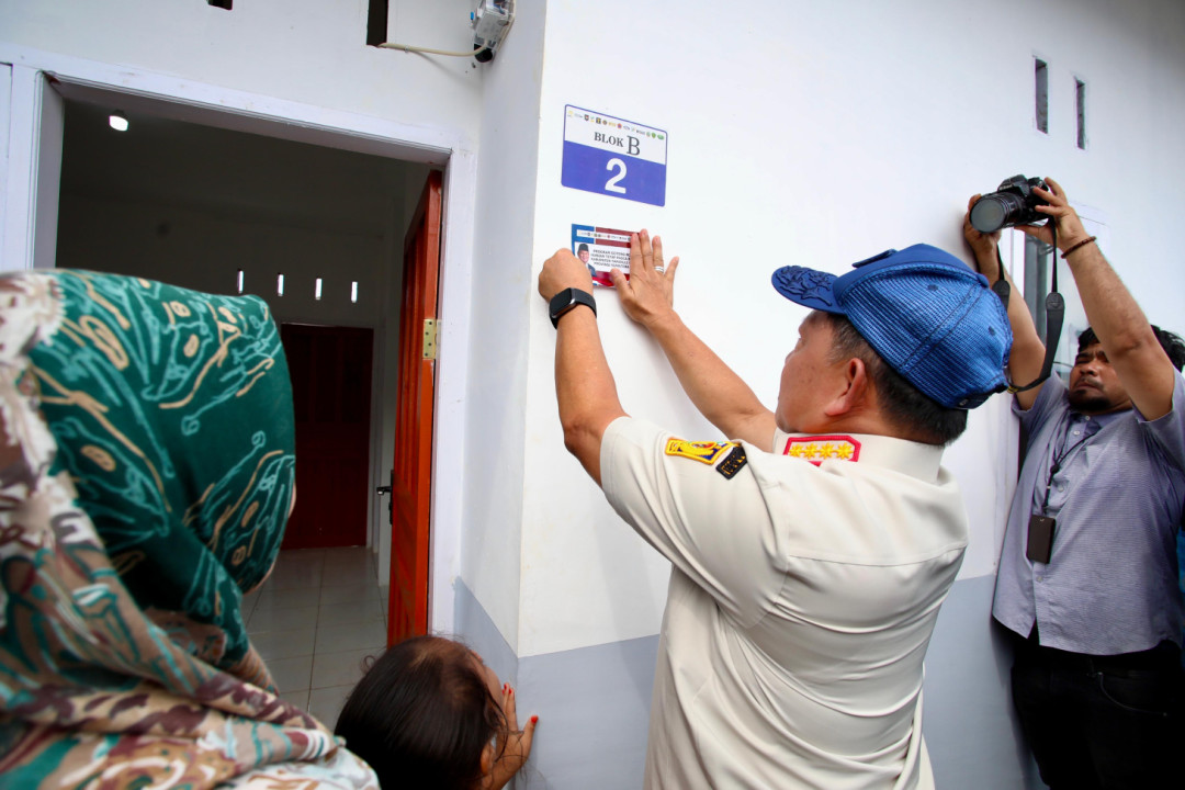 Pemerintah Percepat Rekonstruksi Pascabencana, 120 Huntap Diserahkan di Tapanuli Selatan