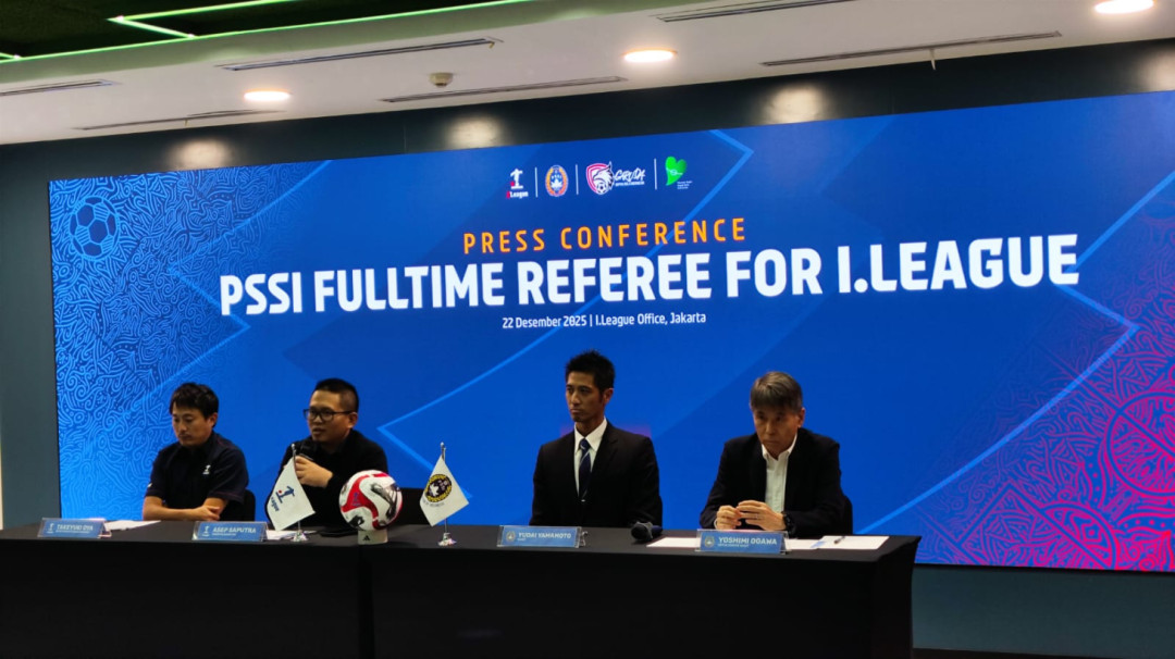 Wasit Jepang Yudai Yamamoto Full-time di I.League Bawa Standar J.League