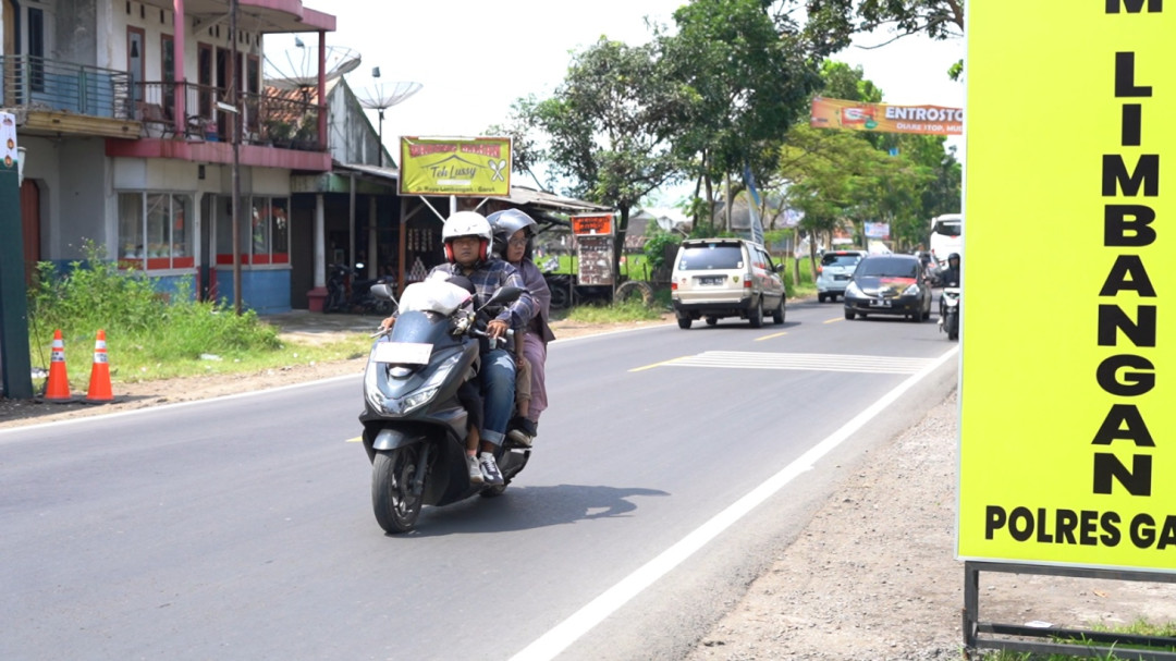 H+3 Lebaran, Arus Lalu Lintas di Jalur Limbangan-Malangbong Siang Ini Terpantau Lancar