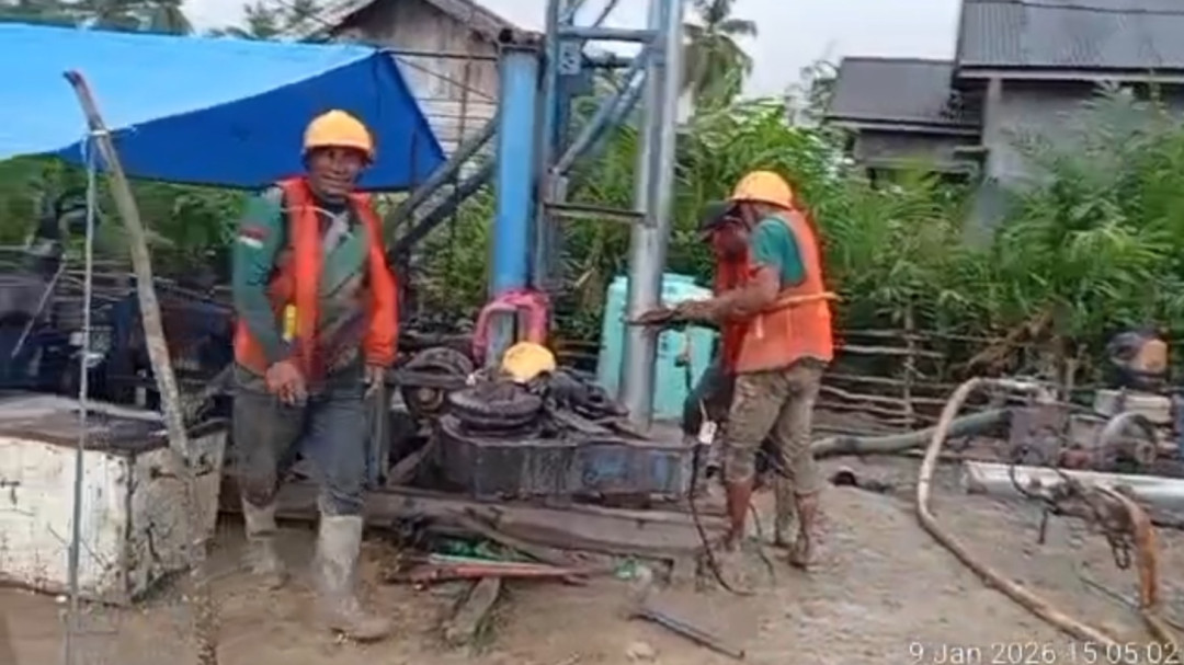 Percepat Pemulihan Pascabencana di Aceh, Pemerintah Bangun 57 Titik Sumur Bor Baru