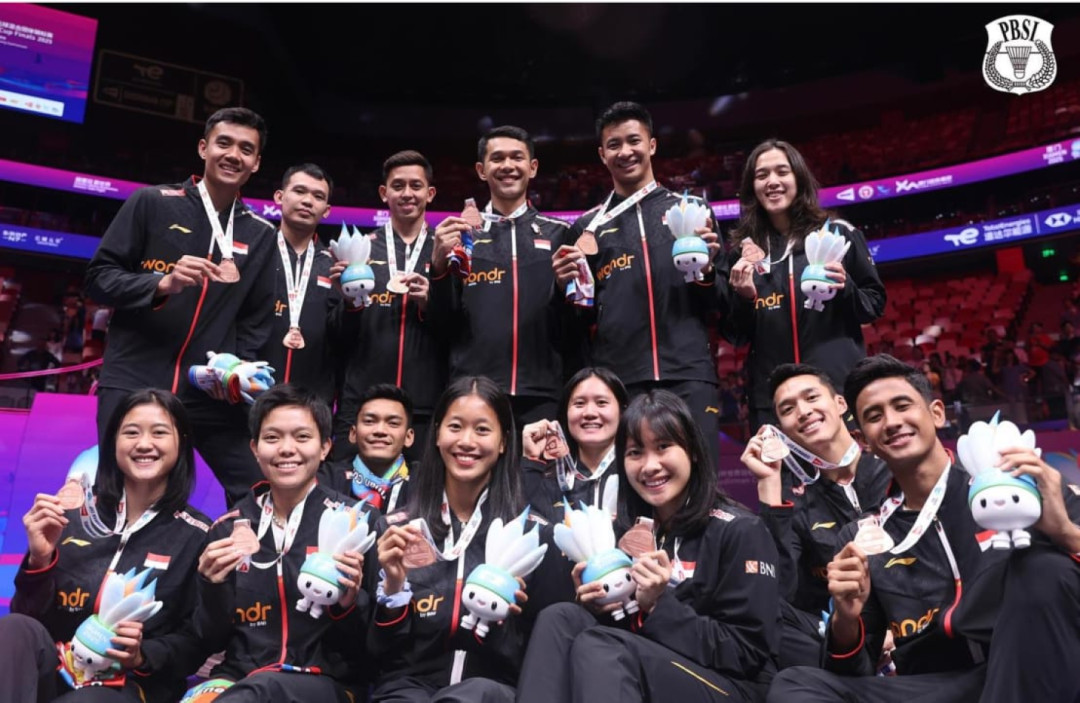 PBSI Jadikan Capaian Tim Indonesia di Piala Sudirman 2025 sebagai Tolok Ukur Regenerasi