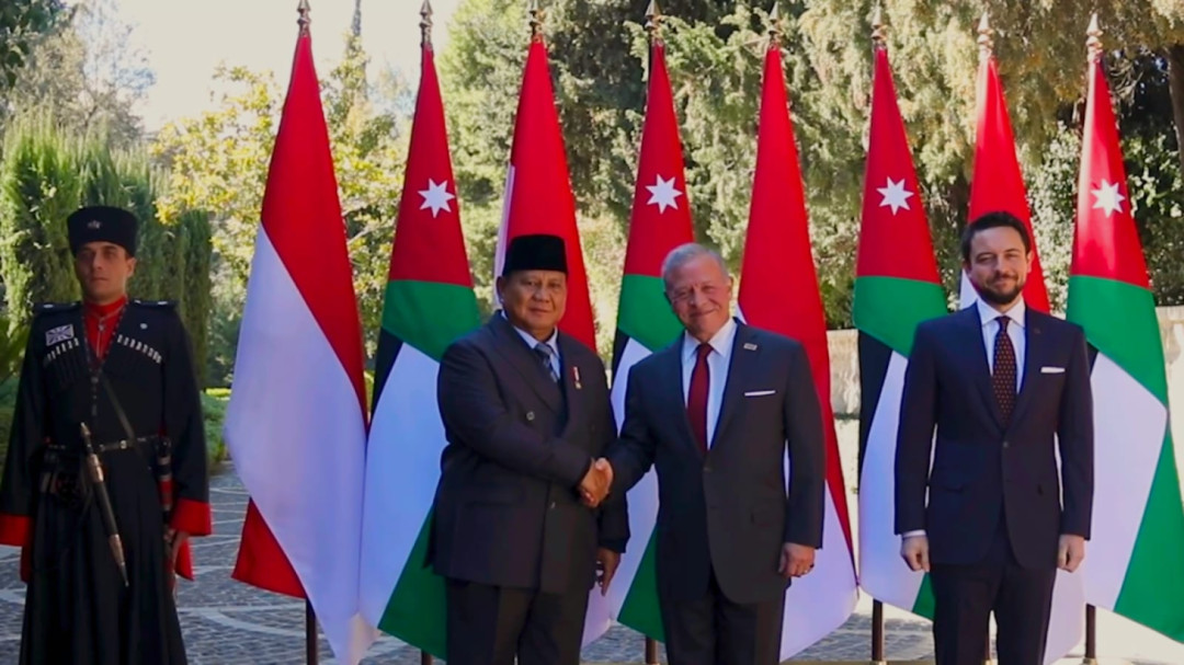 Presiden Prabowo-Raja Yordania Dorong Solusi Dua Negara