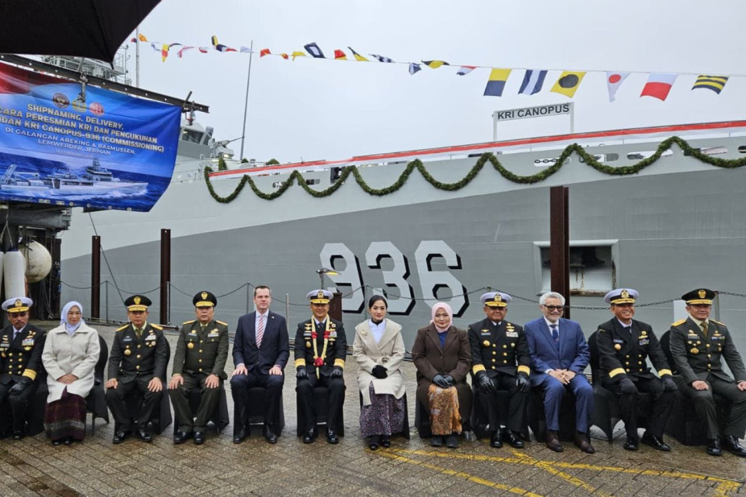 KRI Canopus-936 Perkuat TNI AL, Dubes: Era Kemandirian Data Kelautan Indonesia